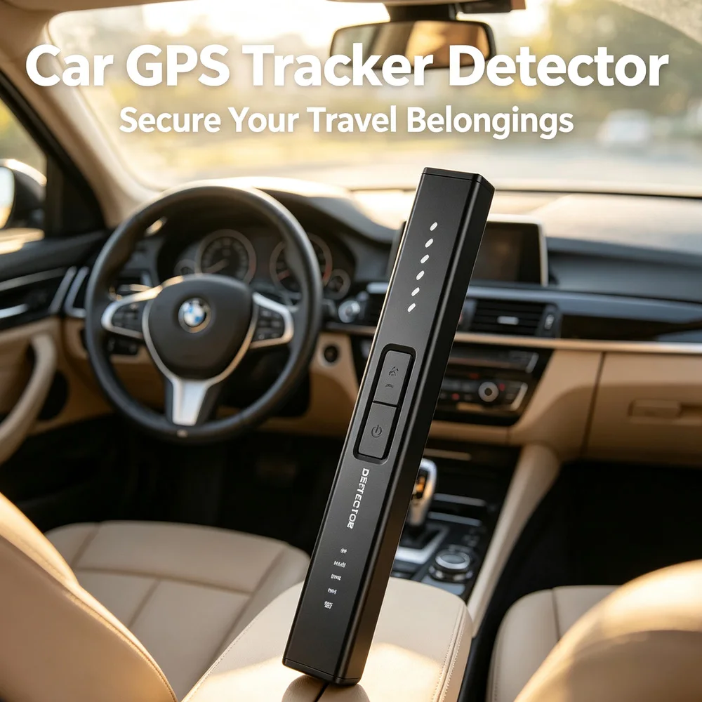 Hidden Camera Detection Anti-Spy Car GPS Tracker Listening Device Bug RF Wireless All Signal Scanner Gadget Security Protection