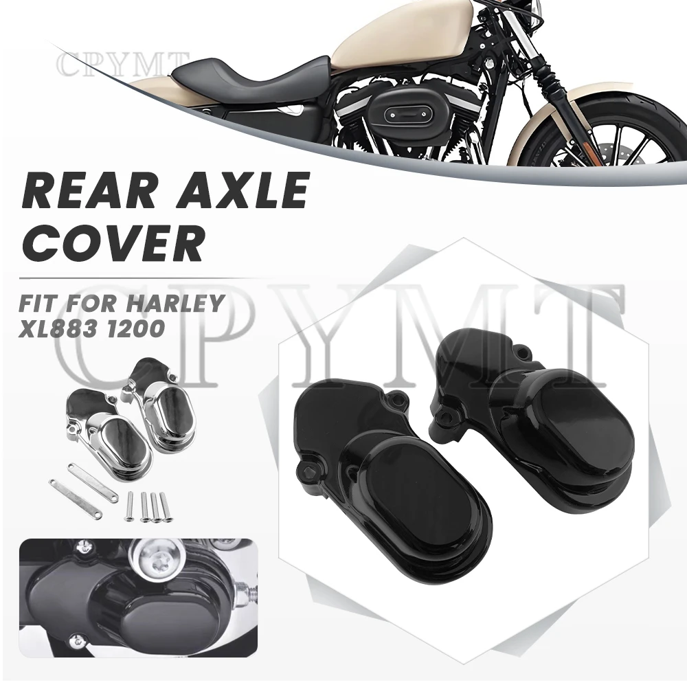 Rear Axle Cover  Motorcycle Nut Bolt Cap Kit fit for Harley Sportster 883 1200 48 XL1200X 72 XL1200V  883  XL883C 2005-2021