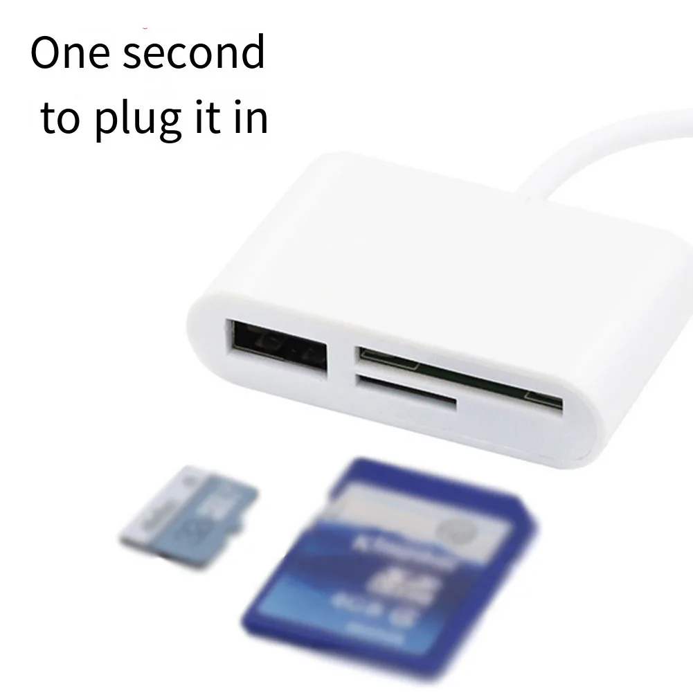 No Additional Drivers Needed Memory Card Reader OTG Card Reader Reliable Performance ABS Material High-Quality Material