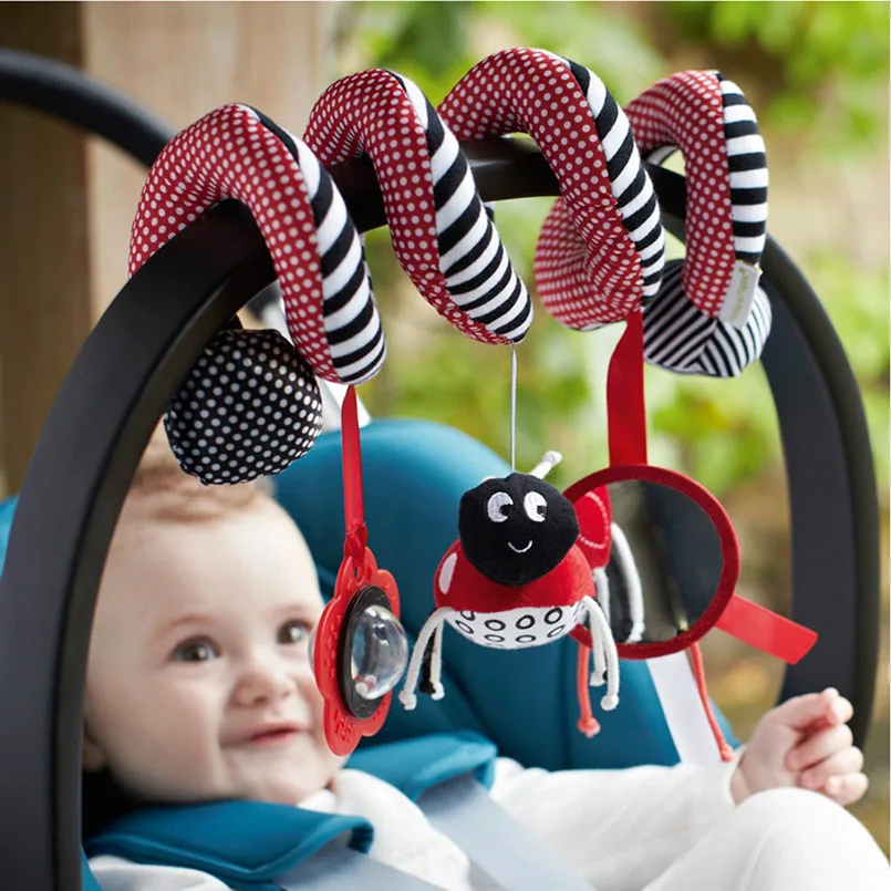 Rattles toys for Baby Toys from 0-12 Months Music Crib Stroller Hanging Spiral Babies accessories Newborn Kids Bed Bell