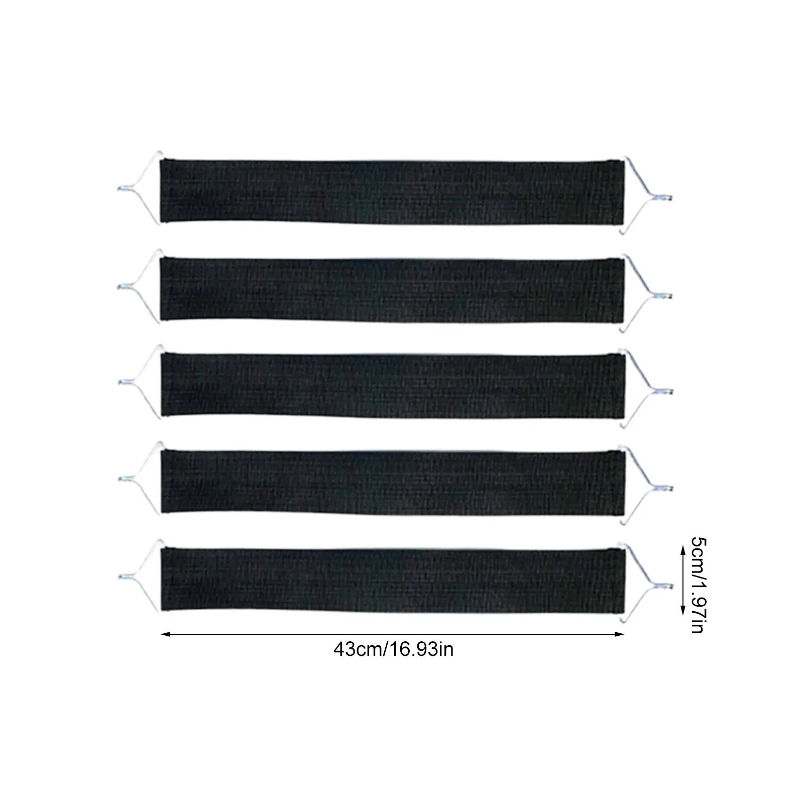 Folding Chair Fabric Bands 5 Pieces Lounge Chair Replacement nylon cord Lounge Chair Accessories Repair Rope Replacement