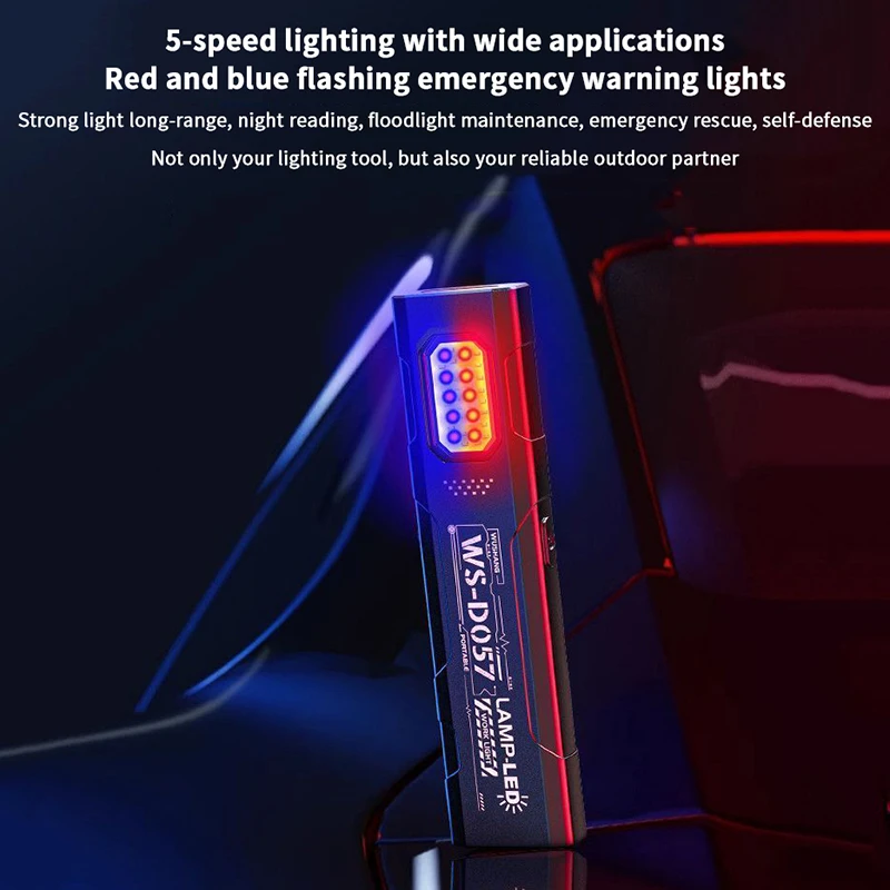 مصباح يدوي LED للجيب، متعدد الأوضاع، سريع USB-C قابل لإعادة الشحن، يدوم 800 مللي أمبير في الساعة، رائع للتخييم والطوارئ #5