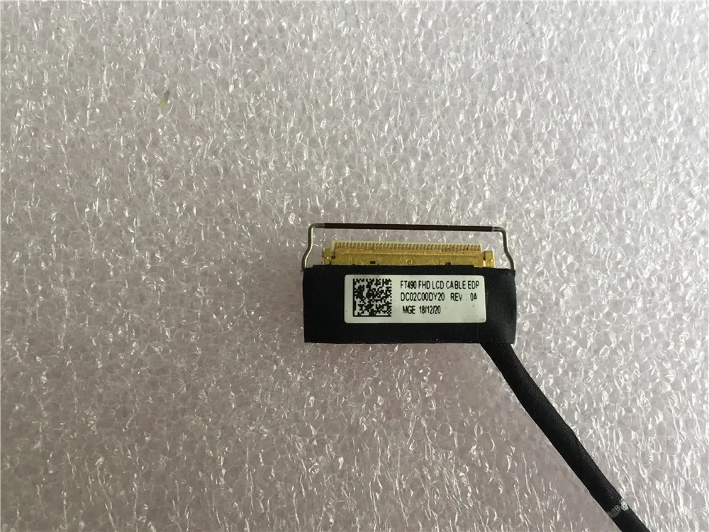 New and Original Laptop for Lenovo Thinkpad T490 T495 P43s T14 P14s FHD Lcd cable DC02C00DY20 01YT382 02HK974