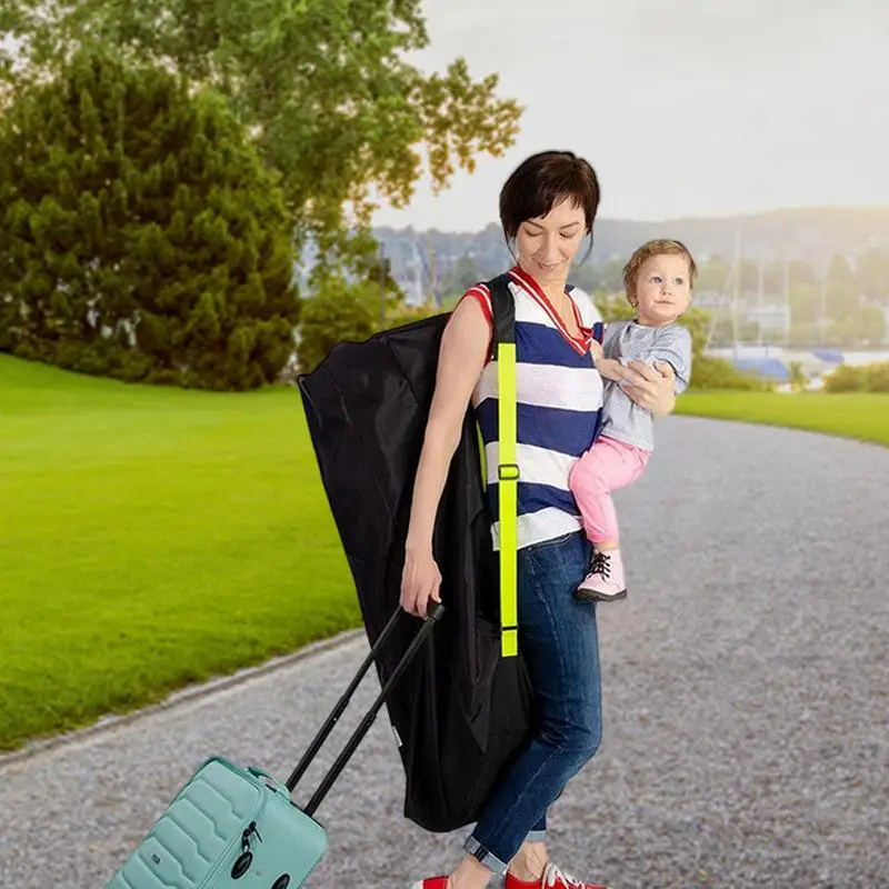 Saco de viagem para carrinho de viagem, saco de viagem para portão de avião, verificação de proteção, aprovado pelo aeroporto, saco de armazenamento de verificação de portão de bagagem