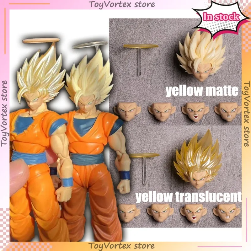 

DKO Toys Dragon Ball Z SHF Super Saiyan SSJ2 Молния Пробуждение Сон Гоку Аксессуары для головы Аниме Фигурки Игрушки Подарки