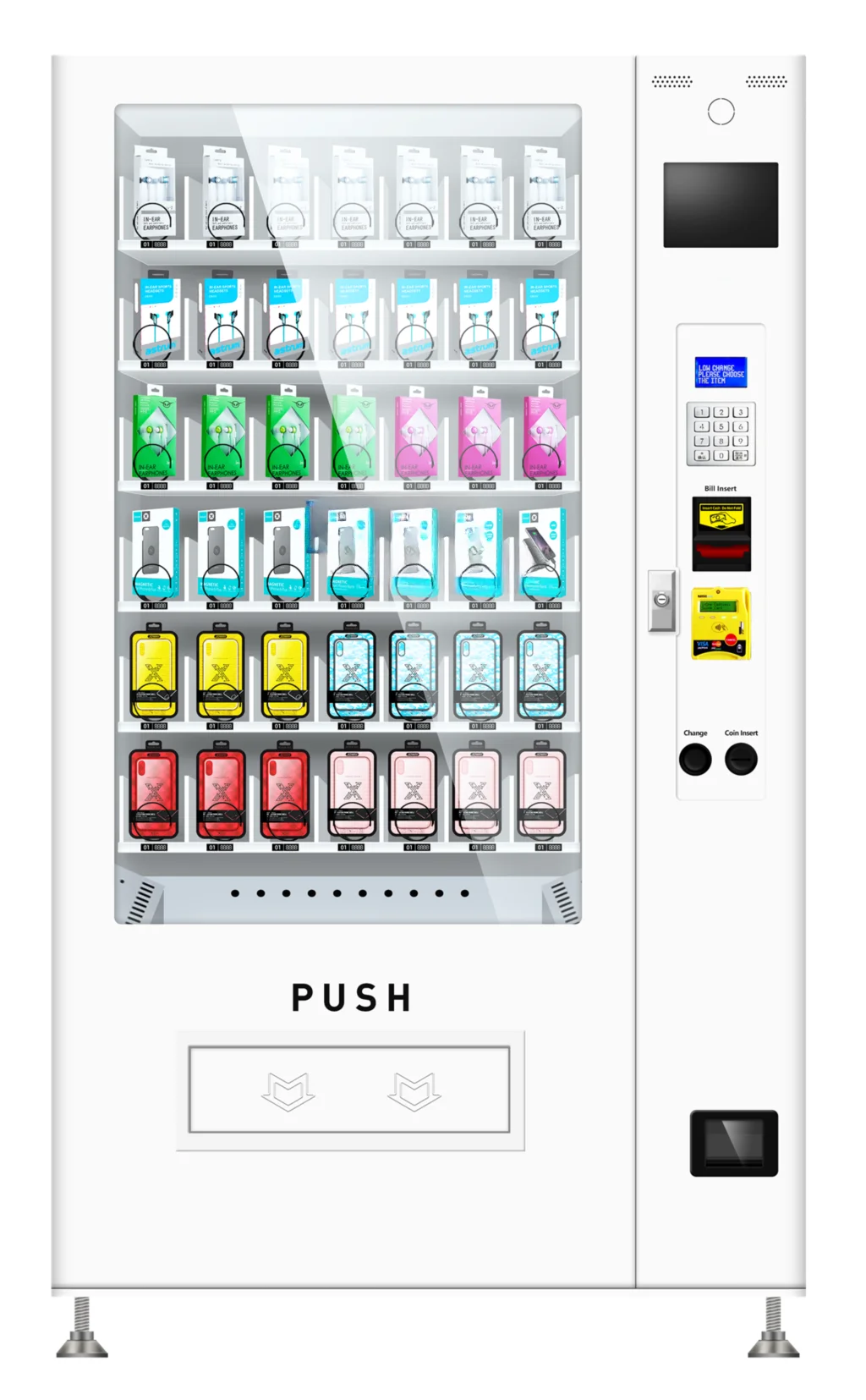 

24 Hours Self-service Store Drinks And Snacks Combo Vending Machine For Food And Drinks Snacks Vending Machine For Sale