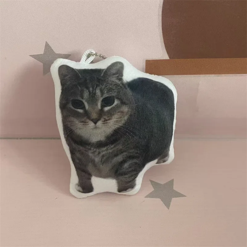 10cm Oiiaioooooiai pluszowa lalka poduszka dla kota Kawaii śliczne internetowe emotikony głos wisiorek PP bawełna sypialnia brelok prezenty zabawki dla dzieci