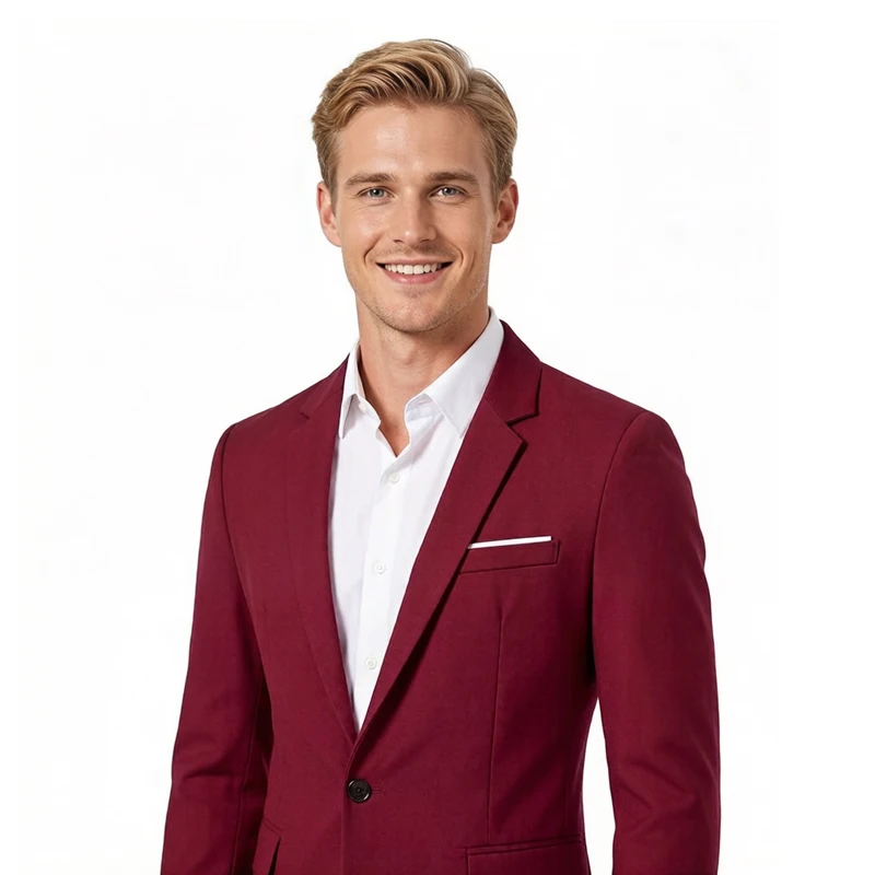 

Men's Slim Fit Sport Coat Blazer Casual Formal Suit Jacket for Party Business Wedding Prom and Homecoming