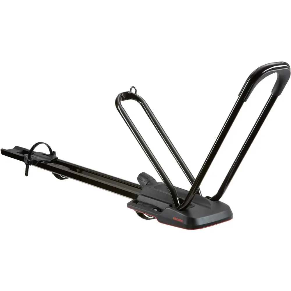 HighRoad Wheel-On Upright Bike Mount for Rooftop Racks for Cars, SUVs and More, Carries 1 Bike