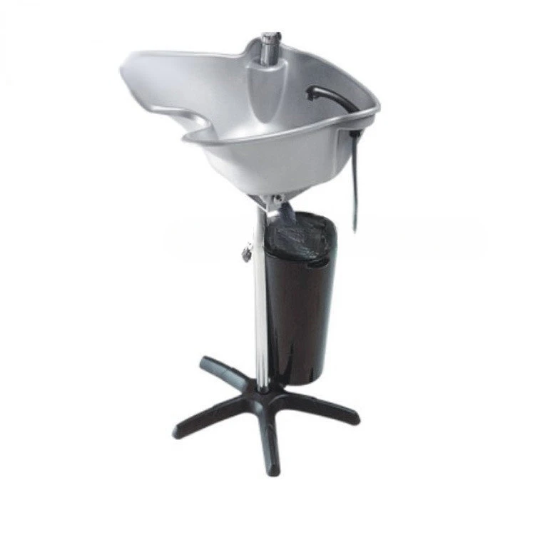 

High-End for Hair Salon Shampoo Basin Shampoo Seat Adjustable Mobile Punch Basin with 1 round Barrel Shampoo Basin