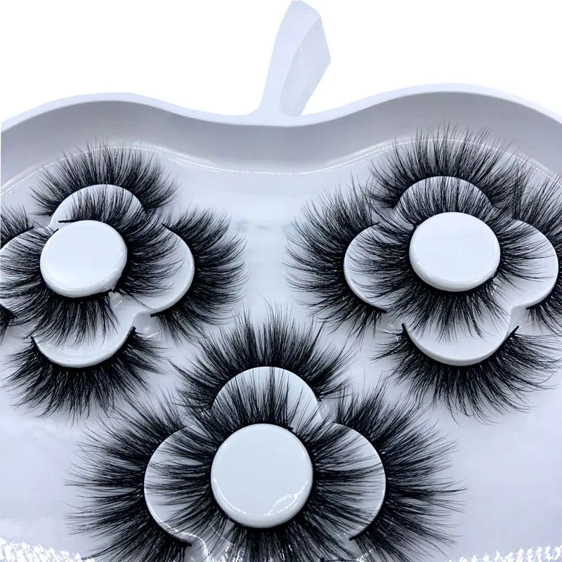 HBZGTLAD 9 Paar 8-25mm 3D Nerz-Wimpern Flauschig und Geschwungen Weich und Locker Maßgefertigte Box mit Natürlich Aussehenden Nerz-Wimpern – Detail 7