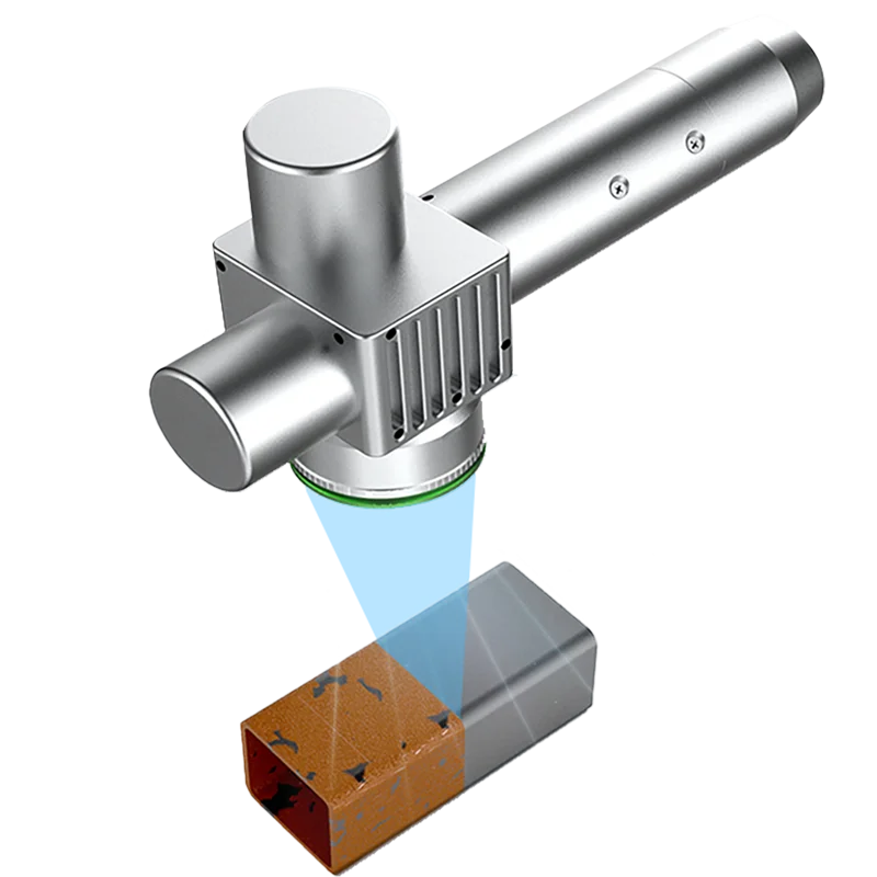 Pulitore laser OEM Dispositivo di rimozione ruggine laser portatile continuo portatile 1000w 2000w 3000w Macchina per la pulizia laser Rimozione ruggine superficiale