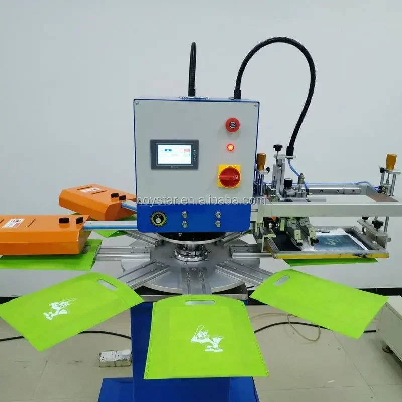 2026nb Rapid Tag 2 colors T-shirt Screen Printer Flash Dryer Garment Screen Printing Machine For Paper Bag Non-Woven Bags