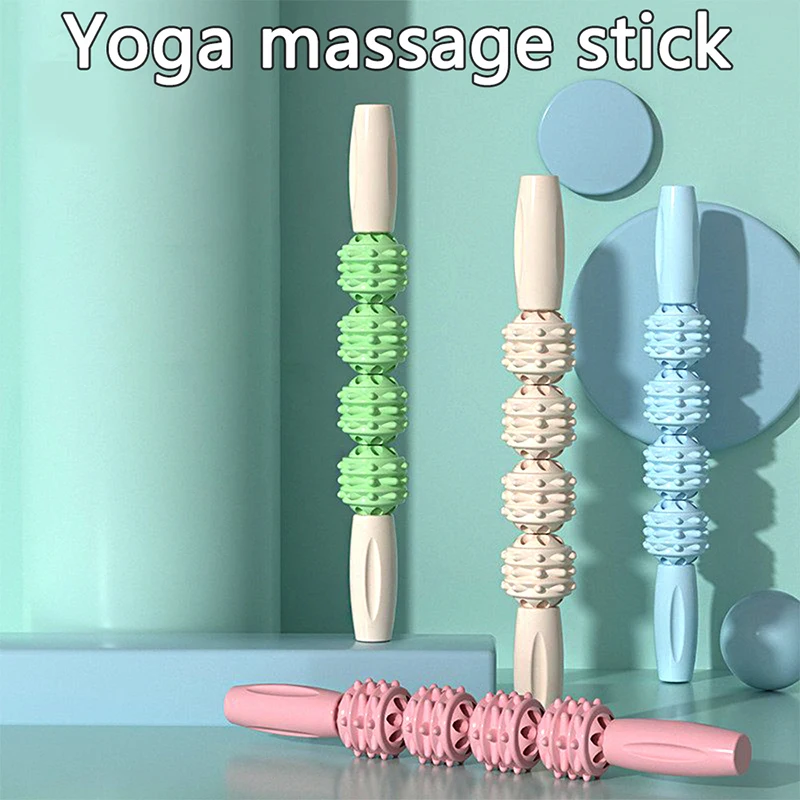 Muscle Roller Stick Handheld Fascia Tool Roller Spieren Deep Tissue Massage Stick Roller Voor Shin Spalks Back Dijbeen