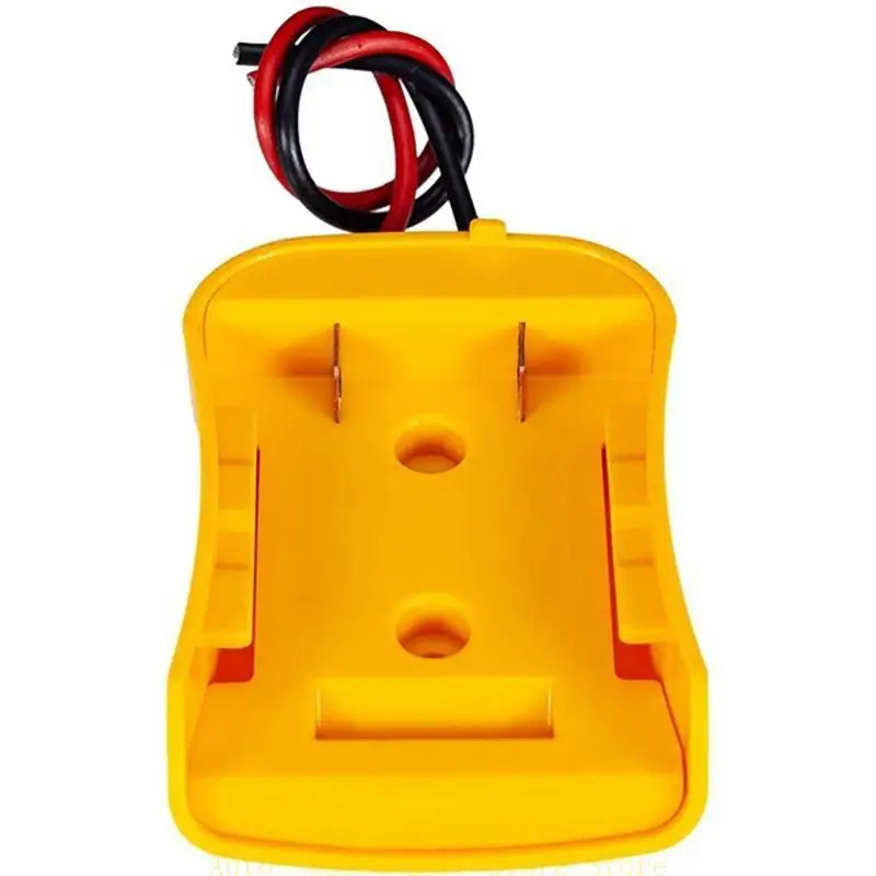 

02DA Battery Adapter for 18V 20V Battery Dock Holder Power Mount Connector with 12 Gauge Robotics Power Tools