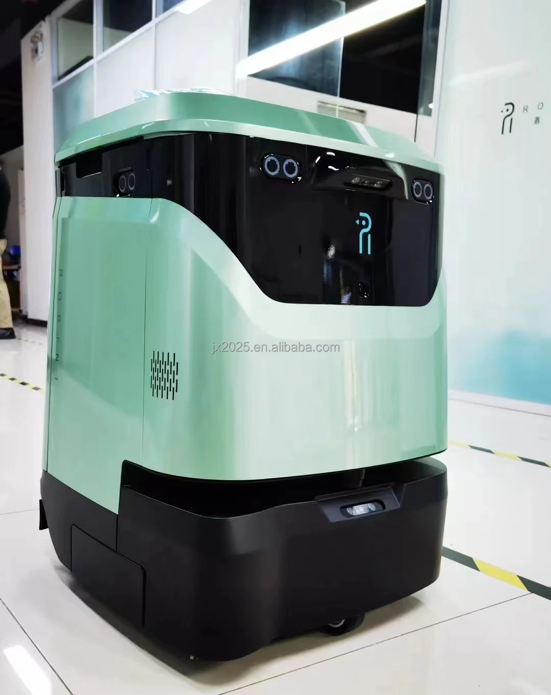 AI-Powered Commercial Cleaning Robot/ Warehouses Automatic Sweeping Mopping/Scrubbing 8H Battery Life