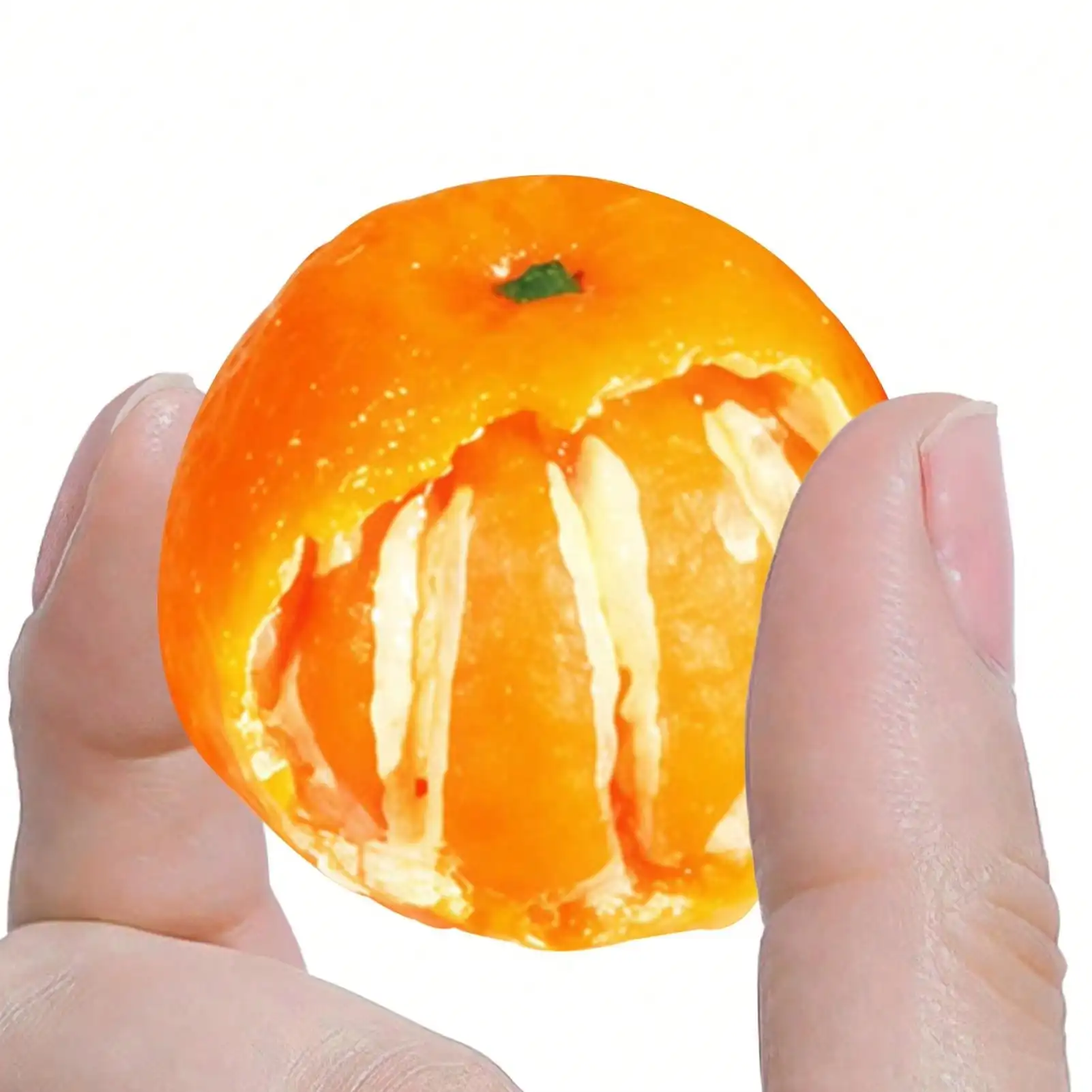 1Pc Magic Orange Peeler Fidget Toy - Squeeze To Relieve Stress, Rebound & Peel Tangerines