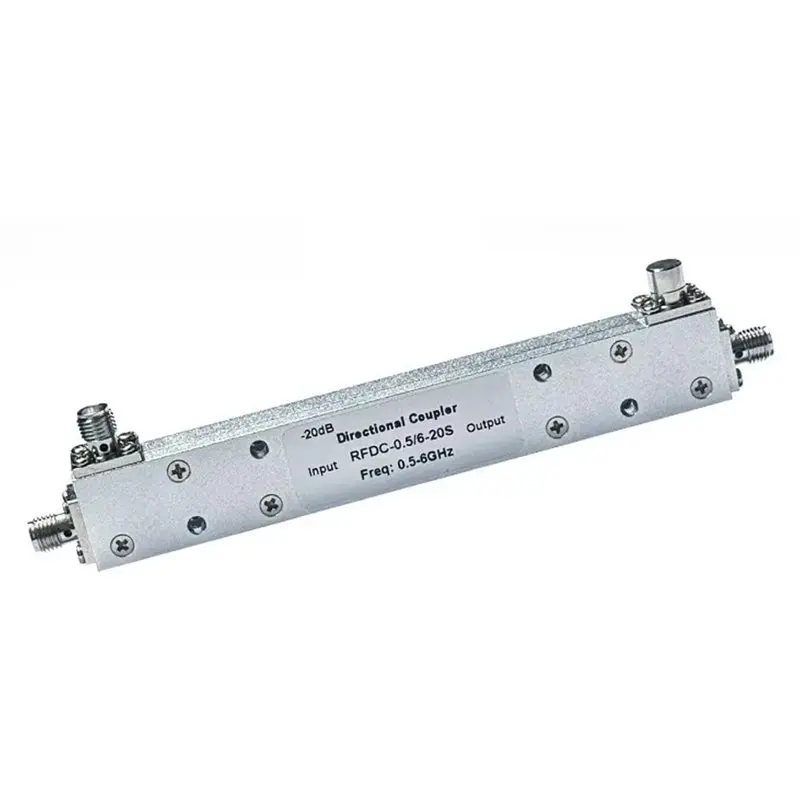 New-SMA-F Female Connector Equipped 0.5-6Ghz RF Microwave Broadband Directional Coupler 10Db/20Db 20Db