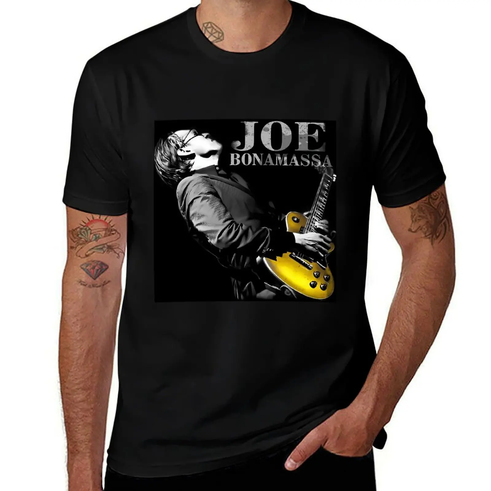 

cotton t luxury t Band cotton Bonamassa heavy man Guitar Mas Music t shirts for Joe T-Shirt shirt man pack Logo man shirt
