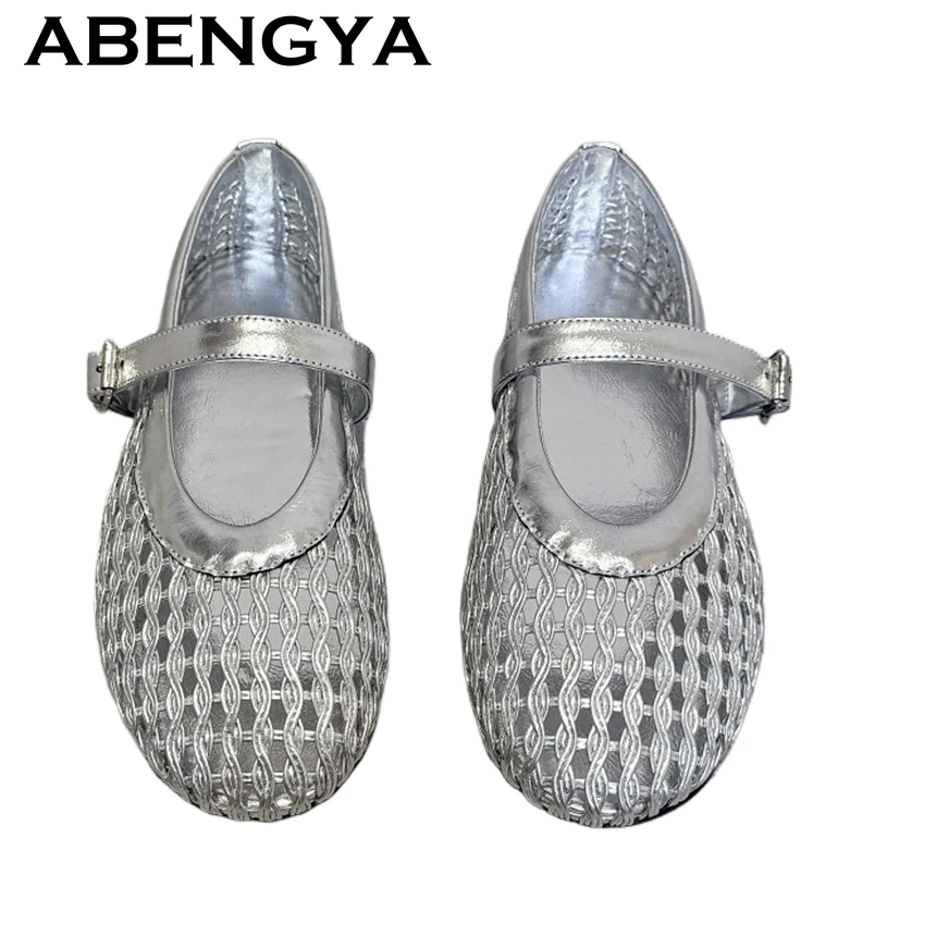 gran-oferta-de-verano-2025-zapatos-planos-de-ballet-calados-para-mujer-mocasines-informales-con-punta-redonda-vestido-elegante-zapatos-individuales-mary-jane-para-mujer