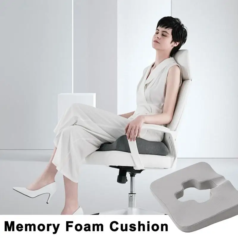 Seat Foam Cushion Foam Seat Cushion Ergonomic for Home Cover Removable Long Distance Driving Must-Have Seat Cushion for Learning