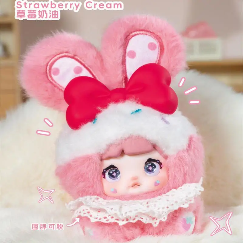 

[Новинка] Натуральная плюшевая кукла Nommi Baby Sweetheart Bunny Blind Box Kawaii для девочек, сумка в форме сердца, подвеска, подарки на день рождения для девочек