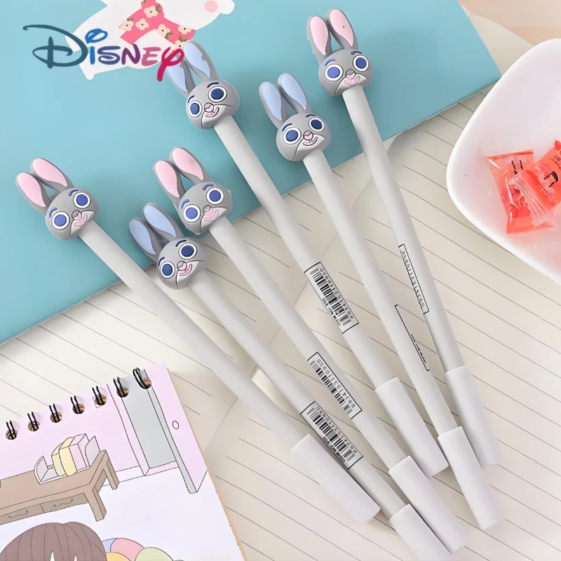 

Disney Zootopia Gel Pen Judy Cartoon Cute Figure Rabbit Style Black Office Student Writing Stationery Signature Pen Prize Gift