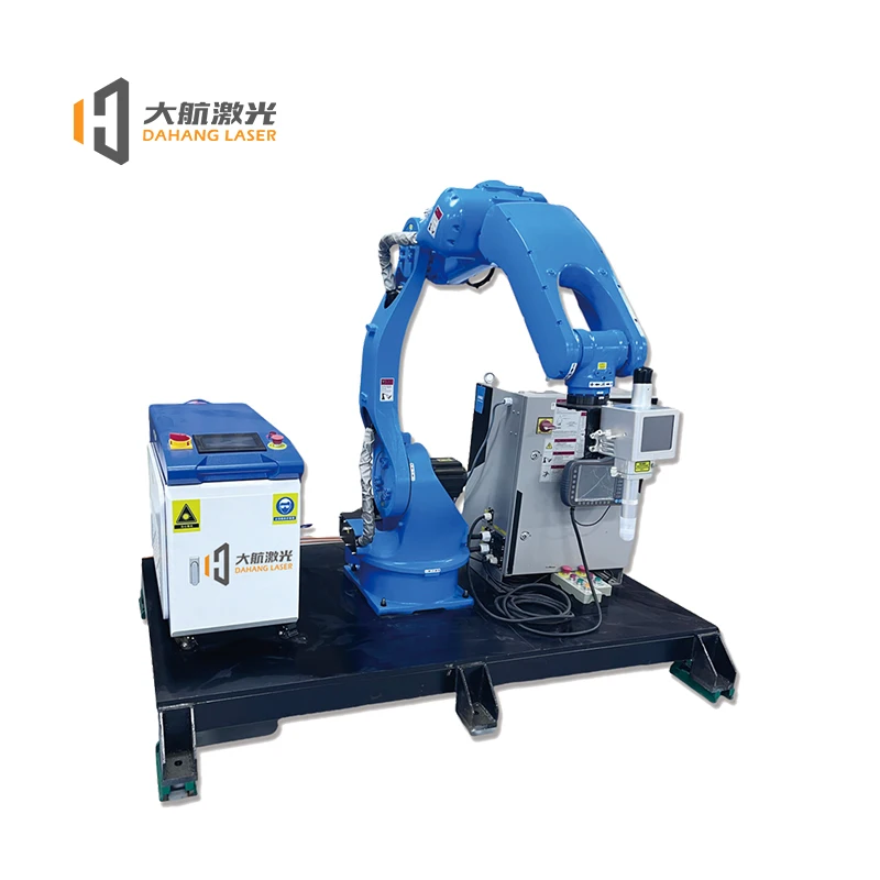 

6 axis automatic industrial welding robot arm, robotic fiber laser welding machine fully automatic with high precision low price