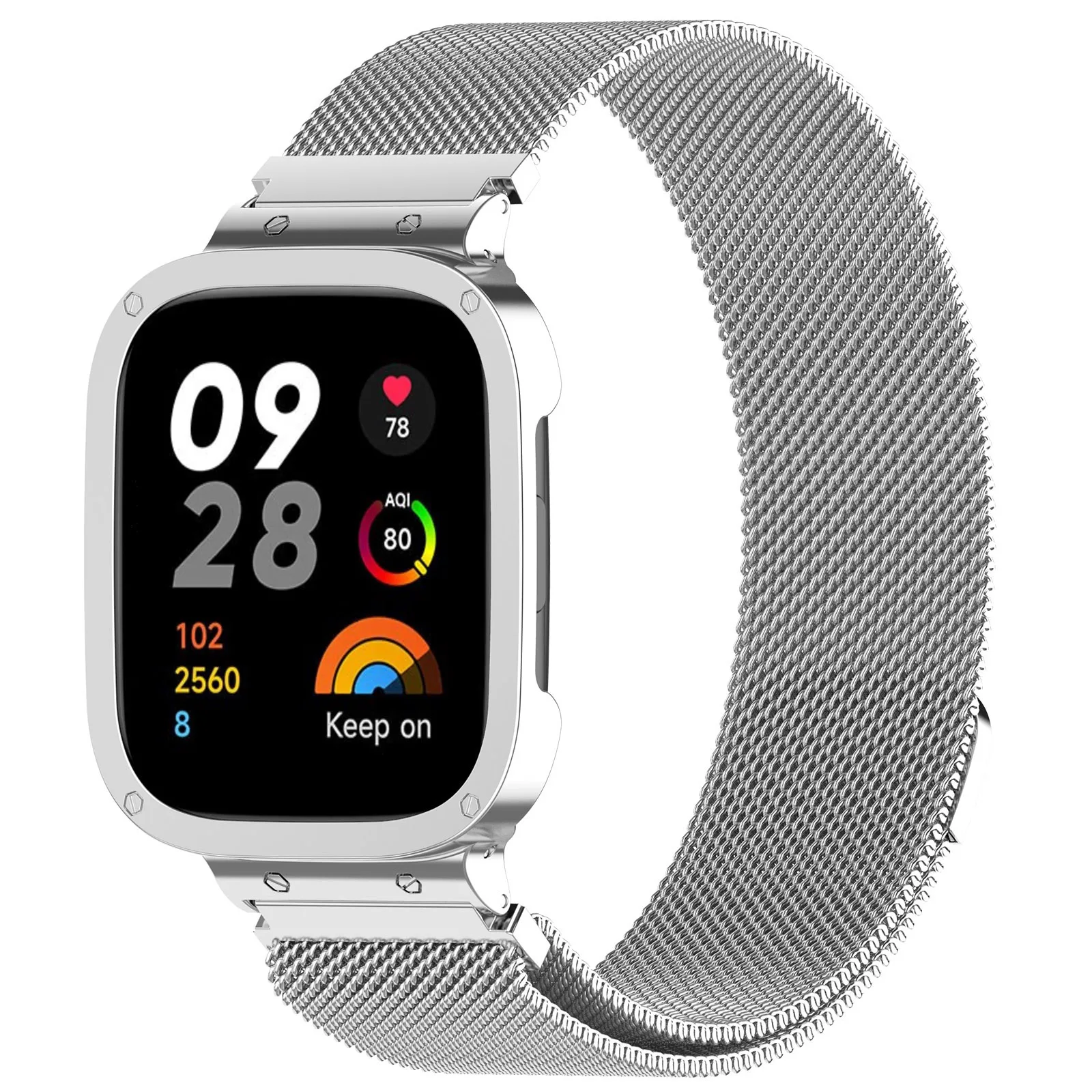 Cinturini magnetici per Xiaomi Mi Watch 3 active strap belt bracciale in metallo magnetico correa + cover Case Redmi watch 3 Band Strap