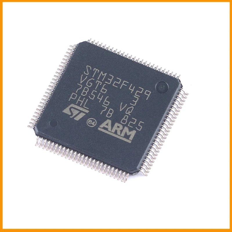 1~5Pcs New Original  STM32F429VGT6 STM32F429  Microcontroller IC 32-Bit Single-Core 180MHz 1MB (1M x 8) FLASH  LQFP-100