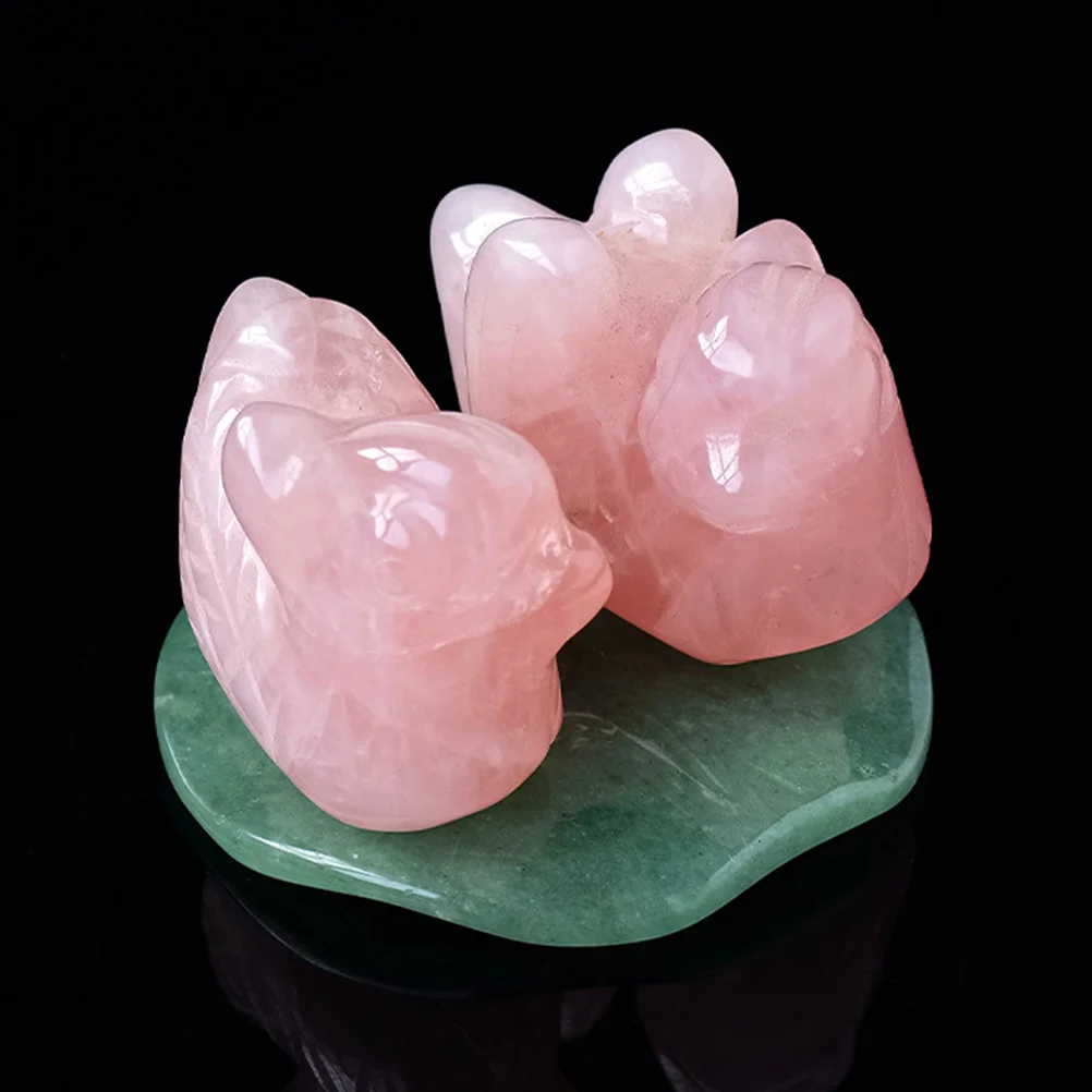 

1Set Ducks Crystal Sculpture Stable Base Wedding Gift Home Decoration Ornament Wedding Gift Decor Crystal Decor