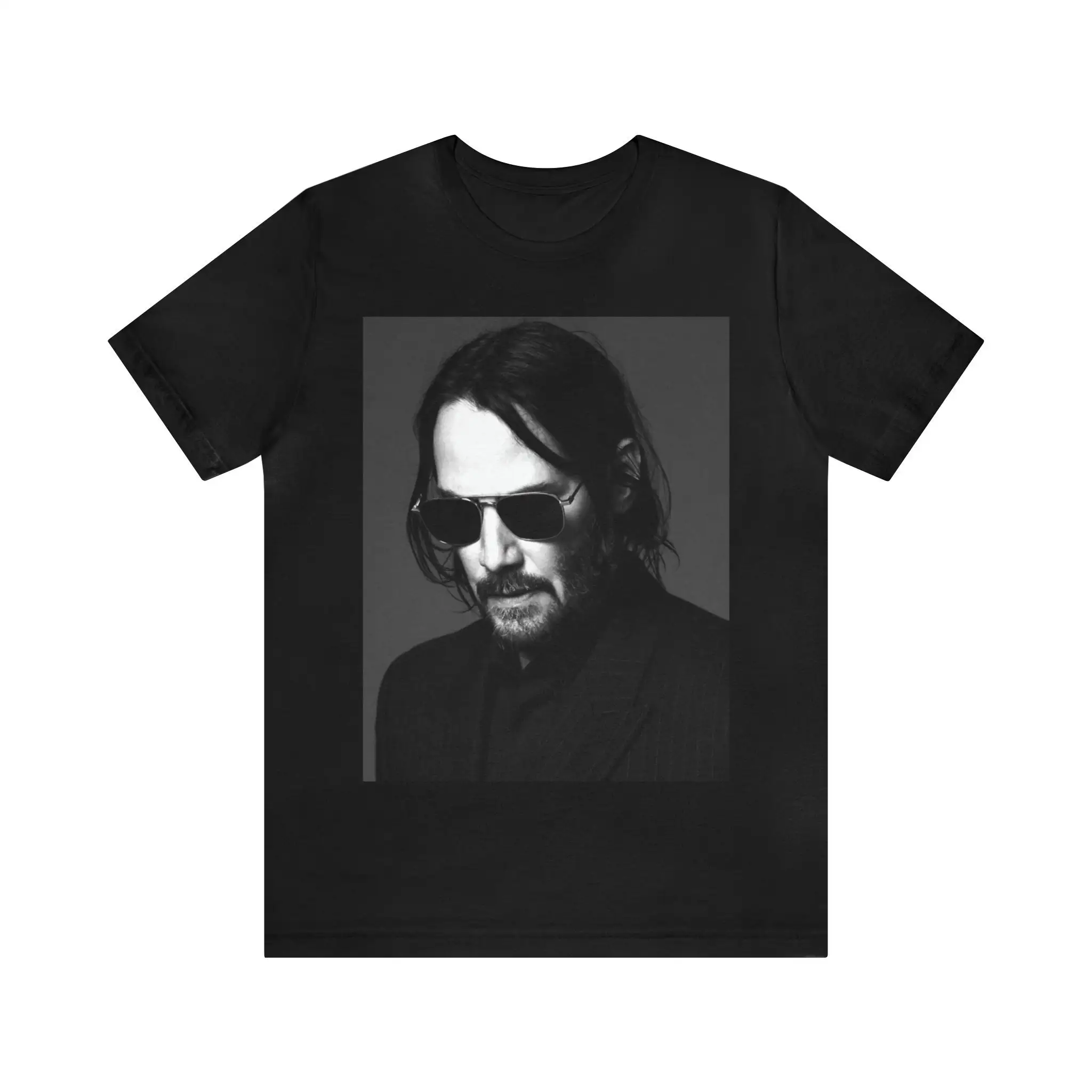 Keanu Reeves T Shirt Aesthetic Premium Crew Neck Clothing Birthday Minimalist Style