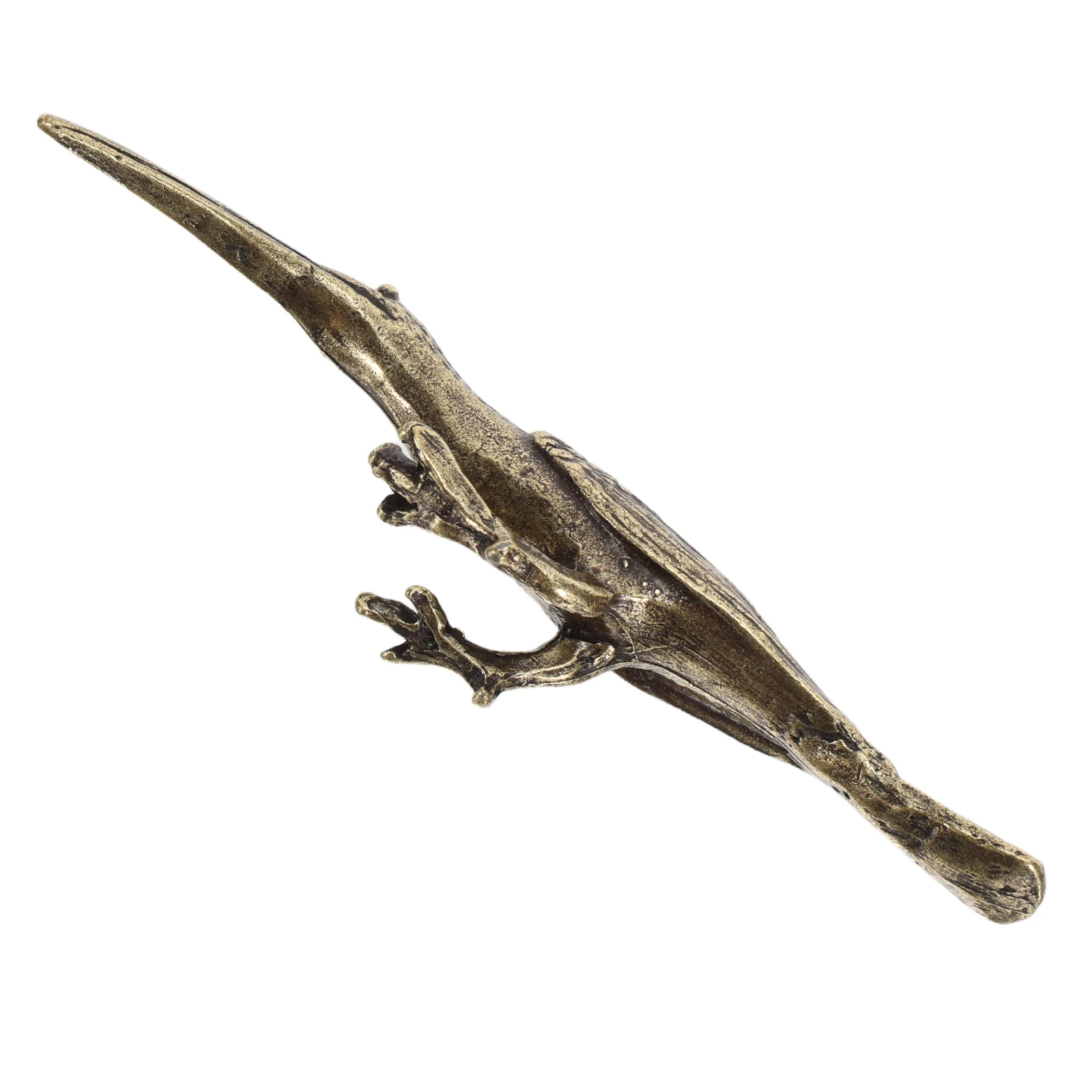 

1Pcs Long-Billed Hummingbird Desktop Decoration Premium Brass Sculpture Creative Home Festival Adornment Decorative Bird Table