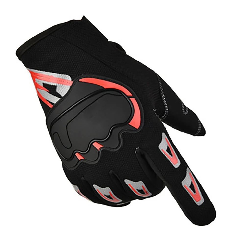 

1Pair Motorcycle Gloves Men Women Off-road Touch Screen Anti Slip Suitable Riding Knuckle Full Finger Moto Guantes Racing Gloves