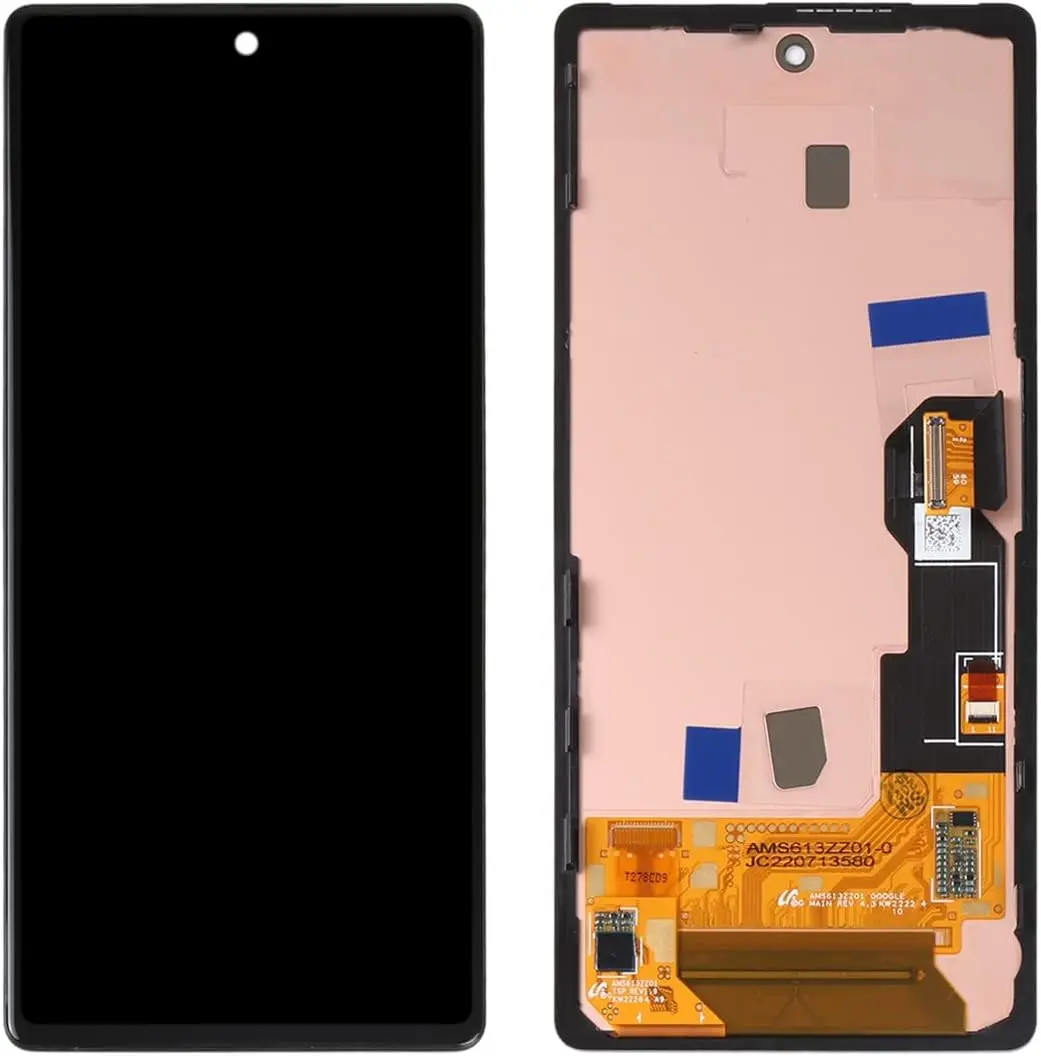 AMOLED For Google Pixel 6A LCD Display Digitizer Assembly Touch Screen Pixel 6A LCD Replacement GX7AS GB62Z G1AZG GB17LRepair