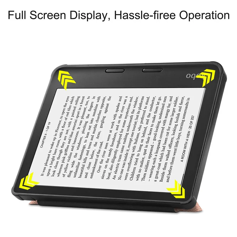 For KOBO Sage Sleepcover 8 Inch Cute Painted Leather Case