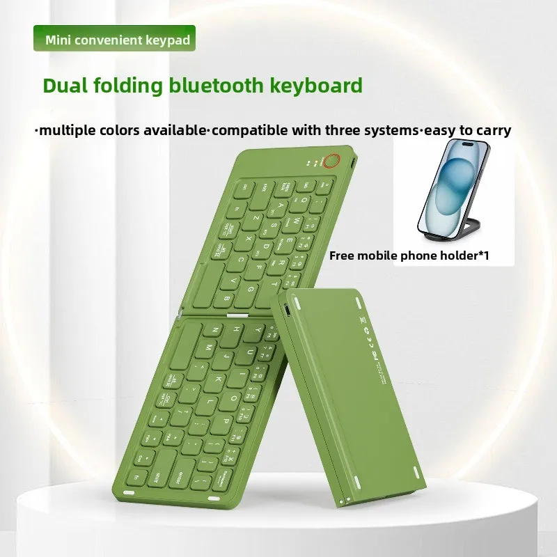 

New Arrivals Wireless Folding Bluetooth Keyboard Laptop Mobile Office Mini Portable Keyboard
