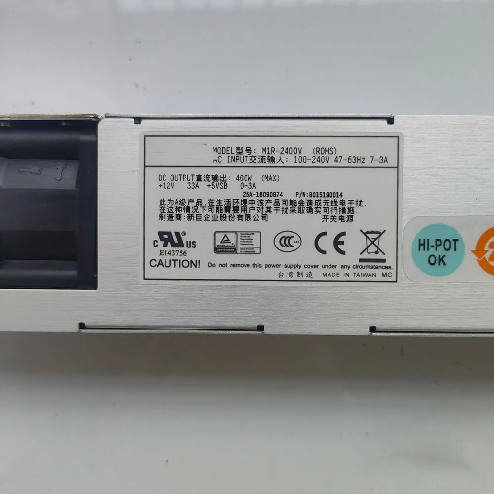 Totalmente probado para la fuente de alimentación Zippy 400W Emacs M1R-2400V