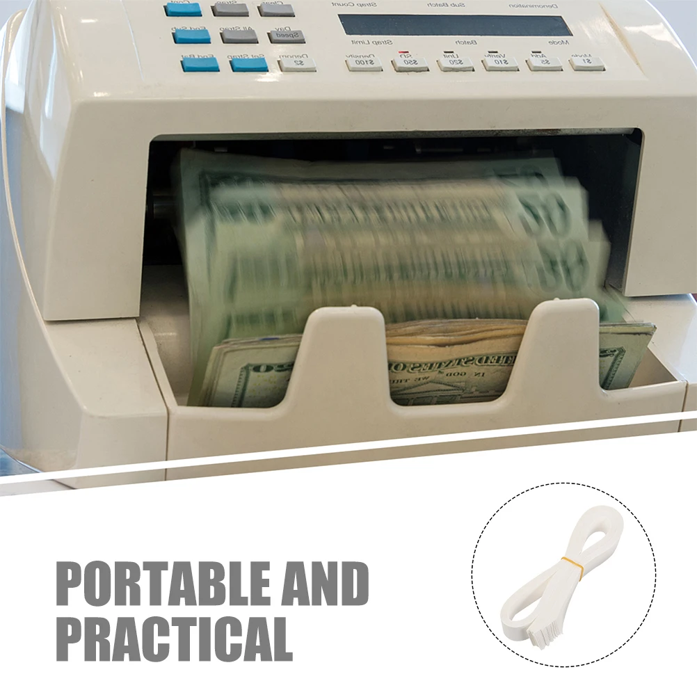 40 Pcs Banknote Paper Money Cash Band Strap White Currency Bands Tie Bill Wrapper