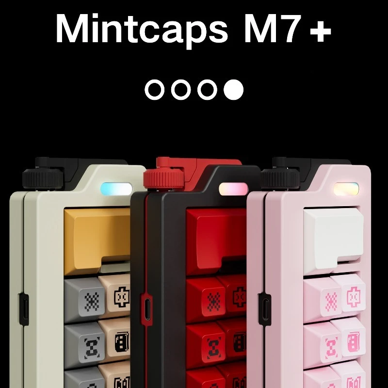 

Mintcaps M7 Dual-mode Keyboard Customized Bluetooth Wireless USB Numeric Keypad Mini Ergonomic Gaming Office Mechanical Keyboard