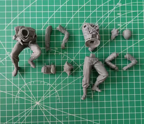 1/10 रेज़िन अनपेंटेड मॉडल किट, सैन्य थीम, यूनाइटेड स्टेट्स मरीन कॉर्प्स की असंयोजित और अप्रकाशित प्रतिमा, GK, 1265X 10 best sales राल बस्ट मॉडल - №4