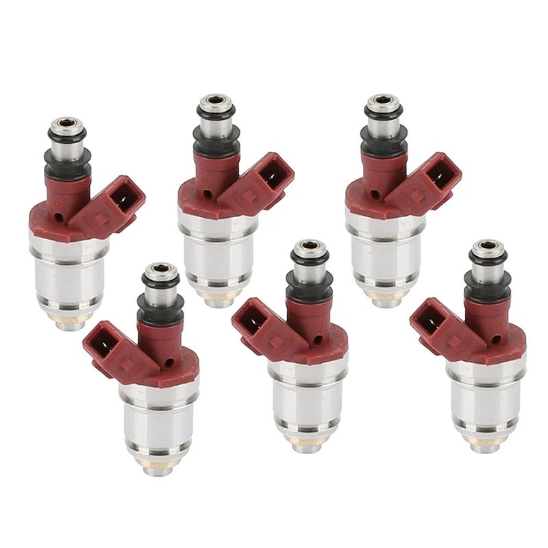 

A66P-6 шт. автомобильная топливная форсунка для Nissan Patrol Y60 Leopard 2030 TB42 Pickup D21 2.4L I4 1990-1995 16600-86G01 16600-86G00