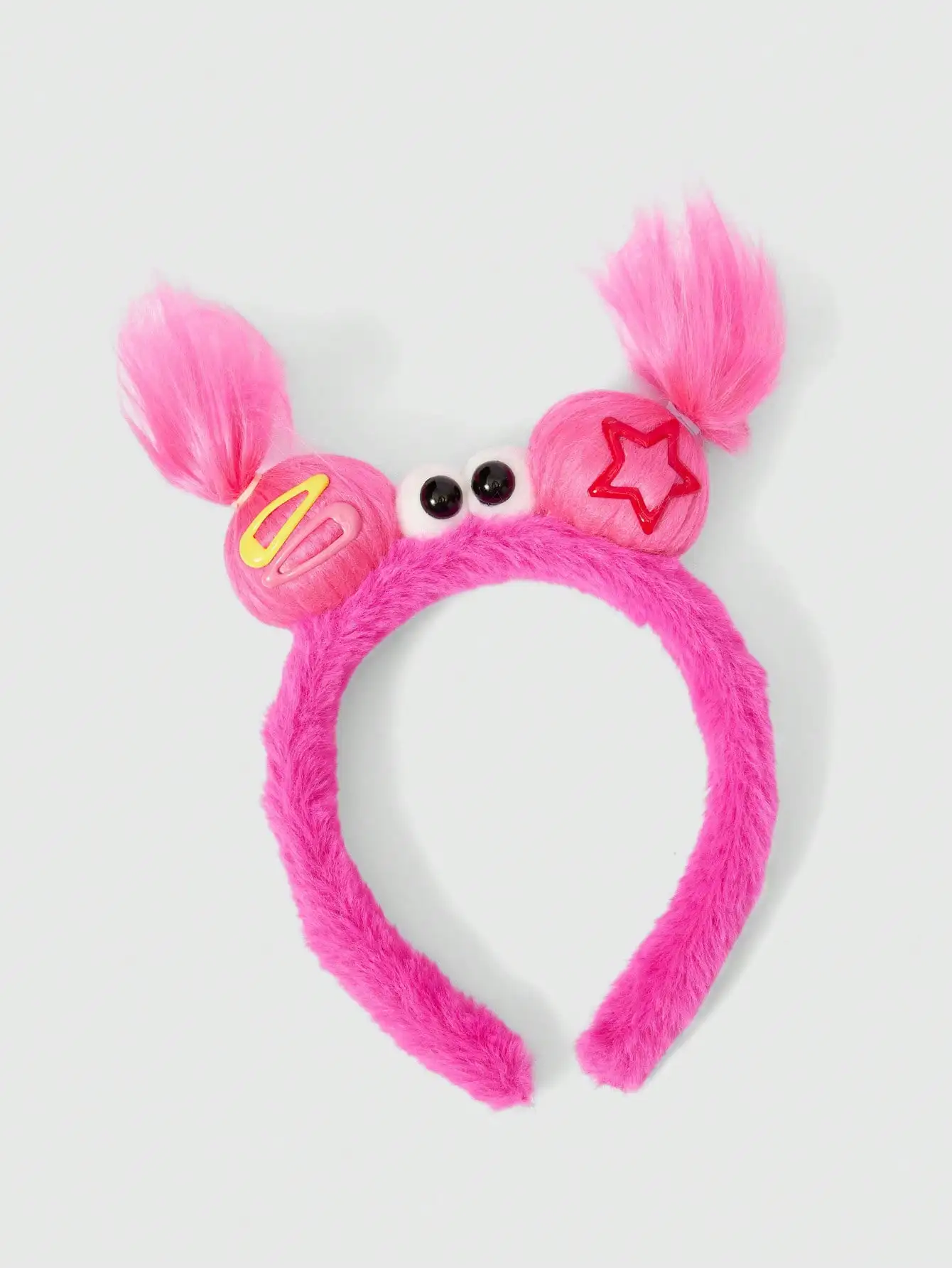 

ROMWE Kawaii New Autumn Winter Ugly Doll Headband Weird Ears Cute Hairband Women Dopamine Cartoon Plush Funny Headwear Hair Acce