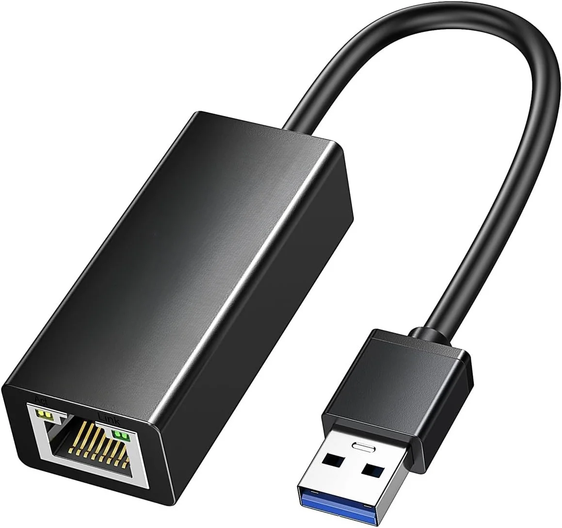 10 шт. высокоскоростной адаптер USB 3.0 к Ethernet USB-A к RJ45 LAN-ключ совместим с ноутбуками, компьютерами MacBook Windows MacOS