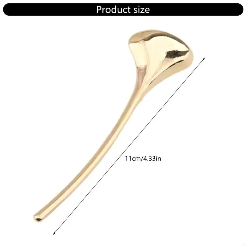 Gold And Silver Metallic Leaf Lapel Clips Traditional Office Wear Enhancer Twin Set H7EF