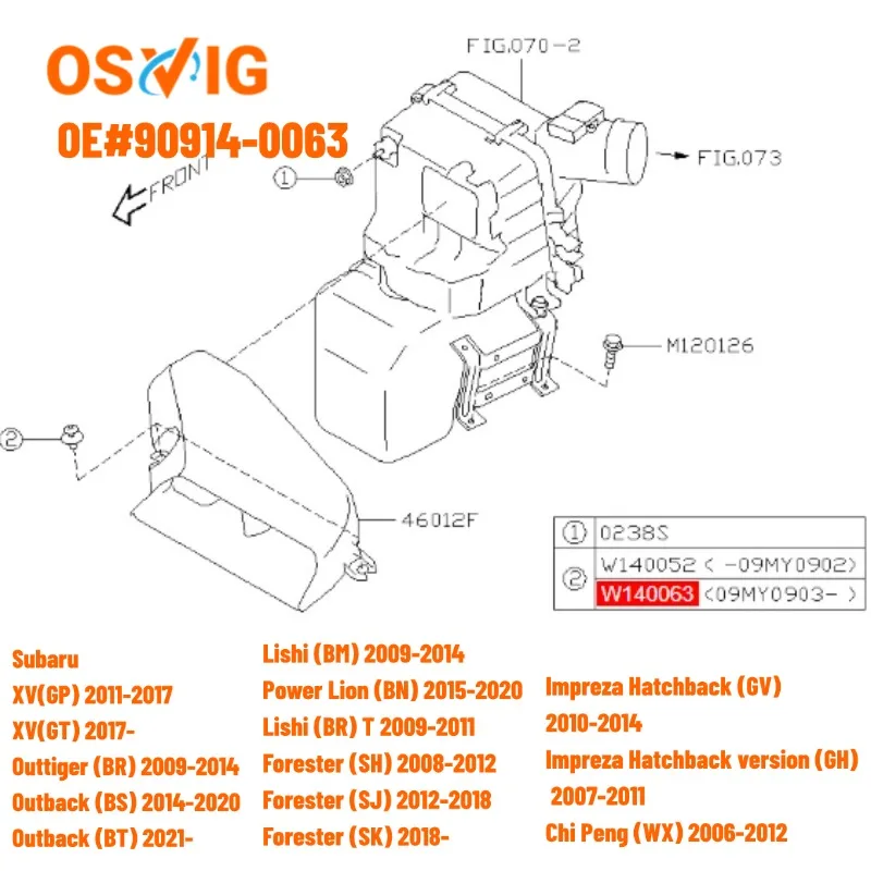 20 buah OE # 909140063   Klip Penahan Tipe Dorong Ventilasi Kerudung untuk Subaru Ascent Crosstrek Forester Impreza Legacy Outback STI Tribeca WRX