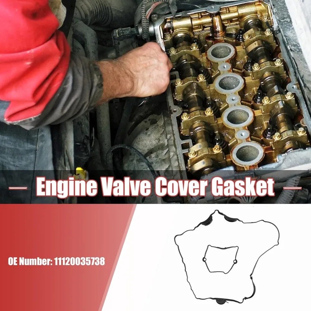 

A11120035738 Fit for BMW 118i 2012-2014 120i 2006-2012 320i 2012-2013 320i Estate 2.0L 1 Set Engine Valve Cover Gasket