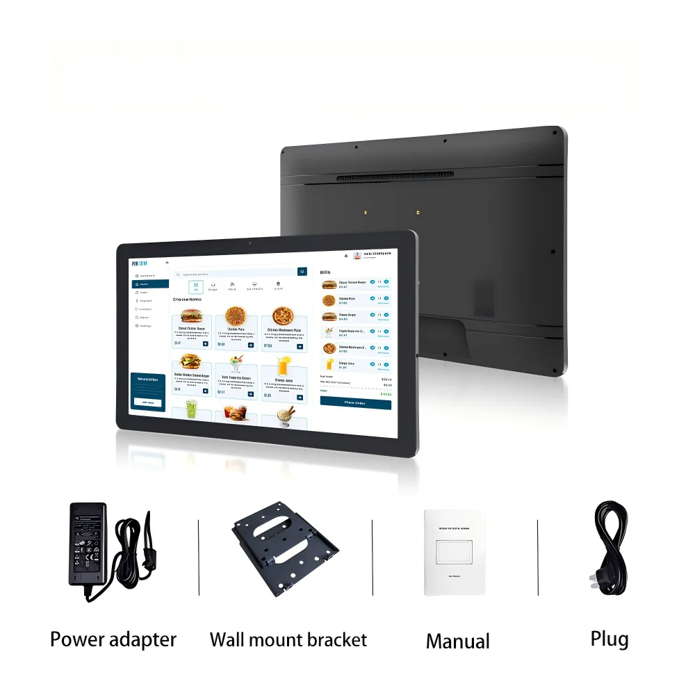 Wall Mount 10.1 Inch HDMI Android Tablet Capacitive Touch Screen POE WIFI Monitor Kitchen KDS HD Adverting Display