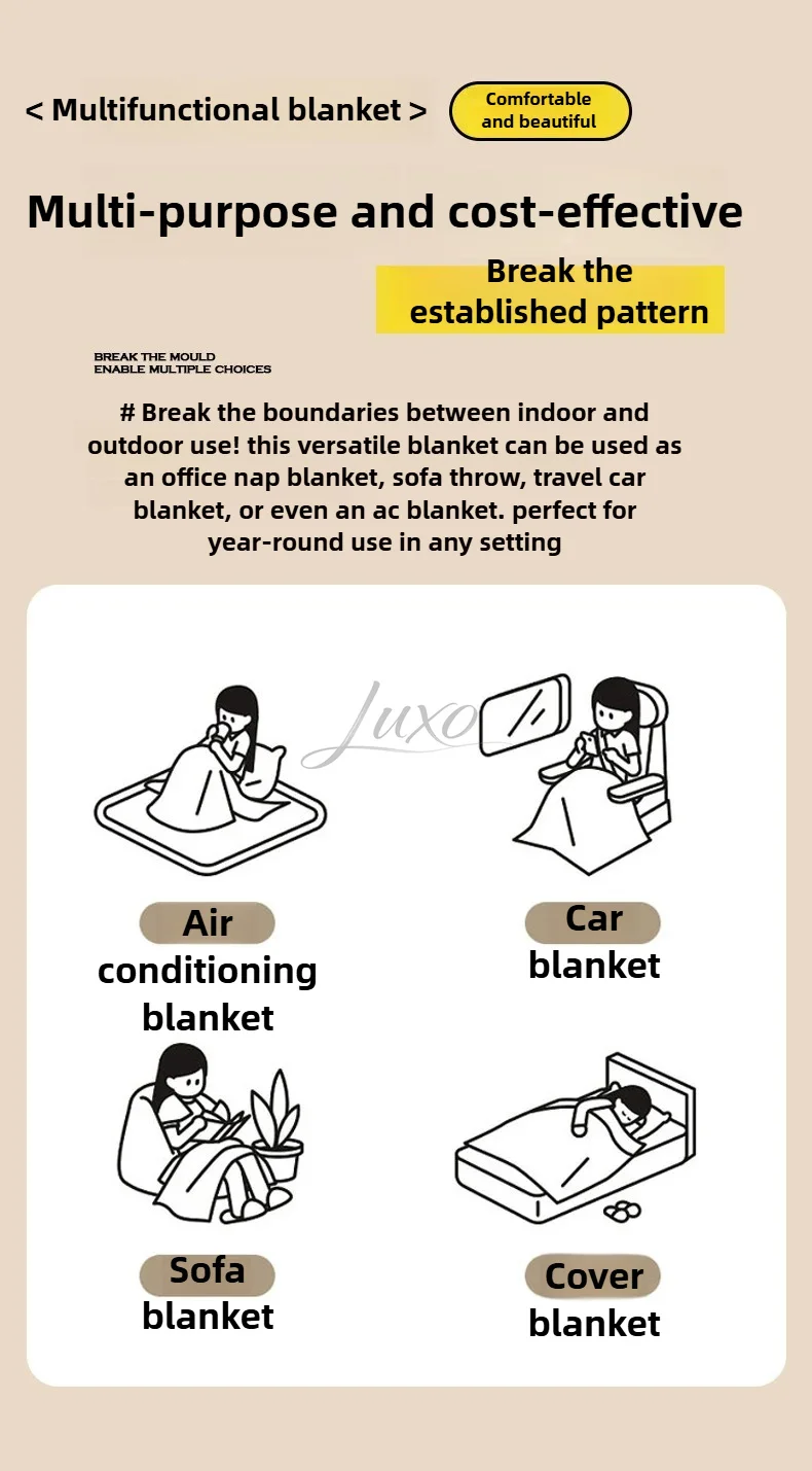 Thickened Wide Striped Flannel Multifunctional Blanket Autumn, Can Be Used As Bed Sheet Winter Blanket, Sofa Blanket,nap Blanket