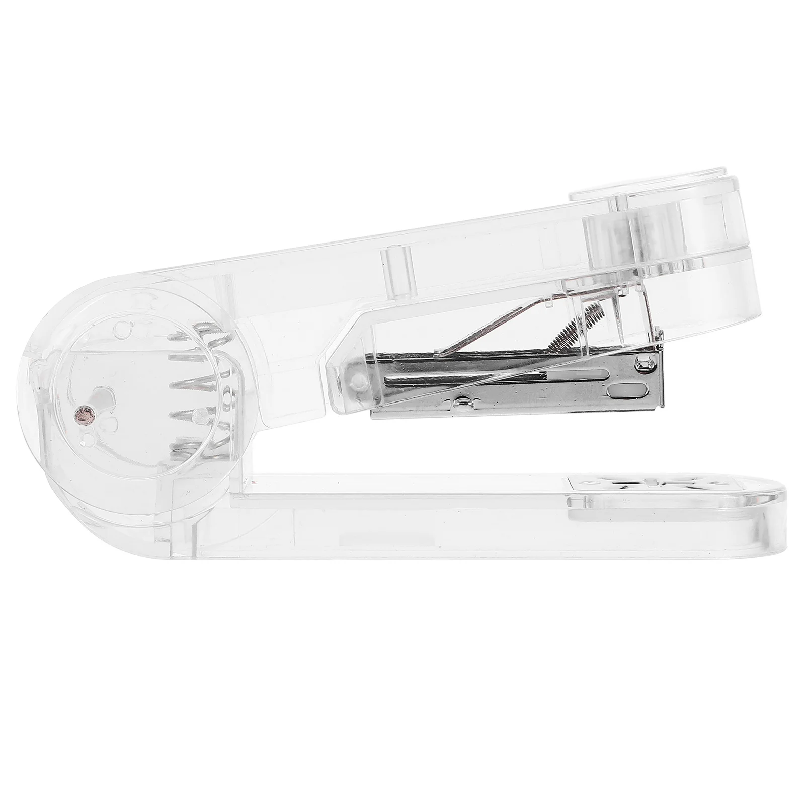 

1Set 360 Degree Rotatable Plastic Desktop Stapler Transparent Swing Arm Stapler Multi-Angle Office Binding Staplers Office